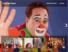 Tablet Screenshot of cidoclown.com